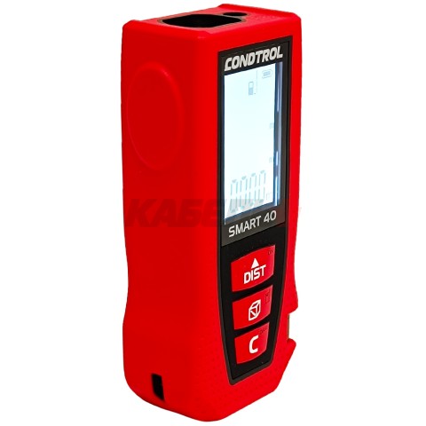 Дальномер лазерный SMART 40 (Красный / 40 м / +- 1,5 мм / 2хААА / Чехол), CONDTROL