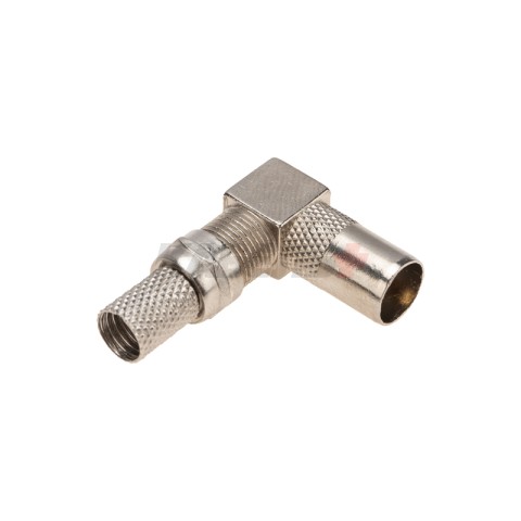 Переходник угловой гнездо F – штекер TV PROconnect