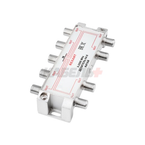 Делитель ТВх8 под F-разъем, 5-2500МГц СПУТНИК REXANT