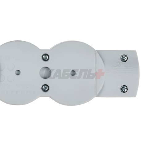 STANDARD Колодка для удлинителя с заземлением К06 6 мест белая IEK