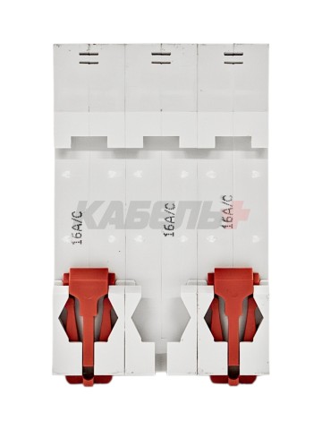 Автоматический выключатель YON max типа MD63S, 4,5кА, 3 полюса, хар-ка C, 16А DKC