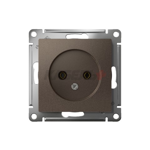 ATLASDESIGN РОЗЕТКА без заземления без шторок, 16А, механизм, МОККО