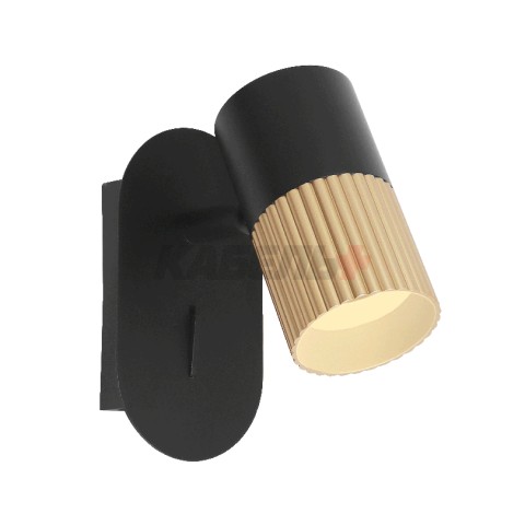 Светильник WOLTA WSL-GU10/W18BG под лампу GU10 Черный / золотой DUO