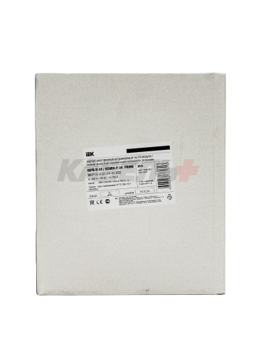 PRIME Корпус пластиковый ЩРВ-П-24 модуля встраиваемый черный IP41 IEK