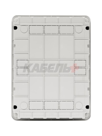 TEKFOR Корпус пластиковый ЩРВ-П-24 IP41 черная прозрачная дверь IEK