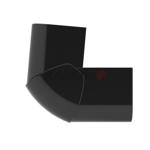 Угол внешний 90х50 мм, изменяемый черный DKC