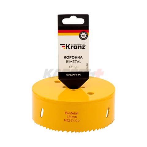 Коронка Bimetal 121мм KRANZ