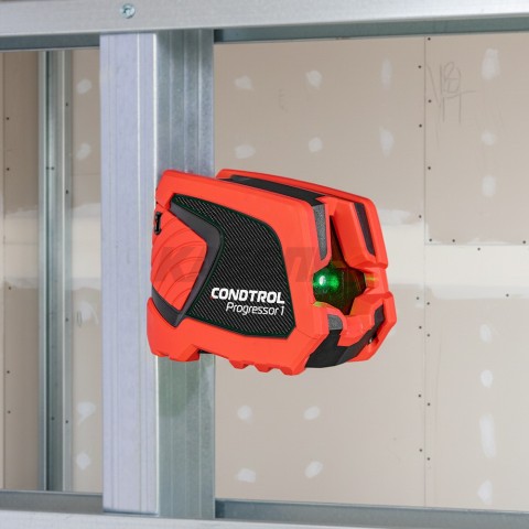 Нивелир лазерный Progressor 1 (Зеленый / 30/60 м / сетка 60 ячеек / +- 0,2 мм/м / Чехол), CONDTROL