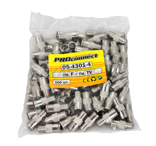 Переходник гнездо F – гнездо TV REXANT