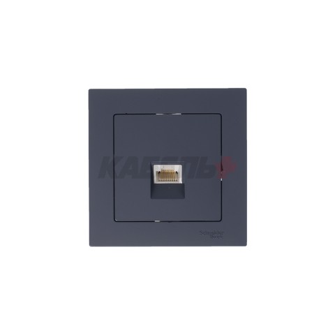 ATLASDESIGN РОЗЕТКА компьютерная RJ45 кат. 5e, механизм, ГРИФЕЛЬ