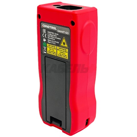 Дальномер лазерный SMART 60 (Красный / 60 м / +- 1,5 мм / 2хААА / Чехол), CONDTROL