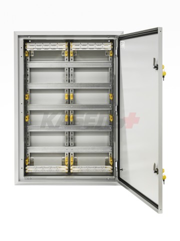 TITAN 5 Корпус металлический ЩРв-120 (2х60) 880х625х130мм IP31 серый (одна дверь) IEK
