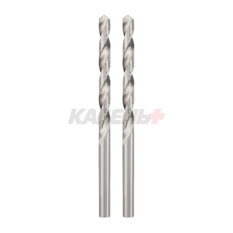 Сверло по металлу 2,5х57х30мм (HSS), DIN 338, 2 шт. в упаковке KRANZ