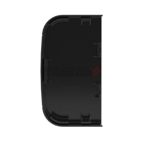 Заглушка 90х50 мм, черная DKC