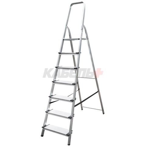 Стремянка ал. 1х 7 ступень 130мм серия NV1117 Новая высота