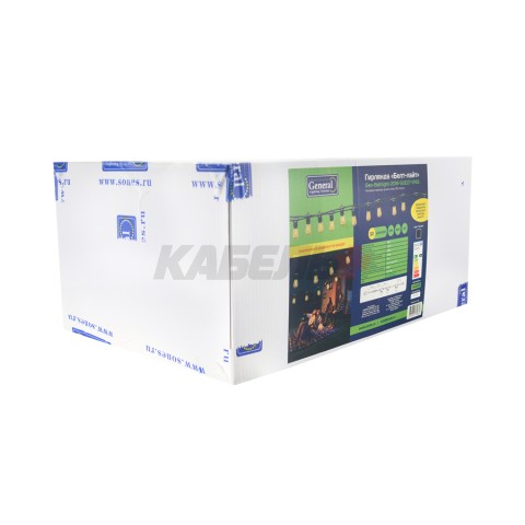 Гирлянда Белт Лайт Gen-Beltlight-20M-50E27-IP65 Black (Шаг 40См/16а/2*1,5mm +1,5m шнур)
