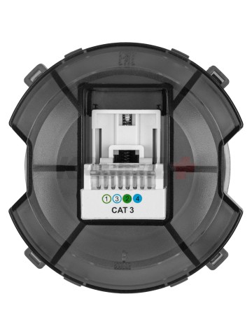 Розетка телефонная RJ11 фисташковая, "Байкал" TDM