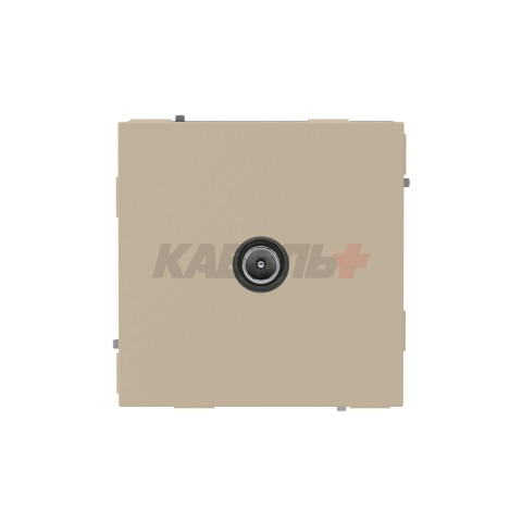 Розетка TV оконечная, KANT, ванильный марципан DKC