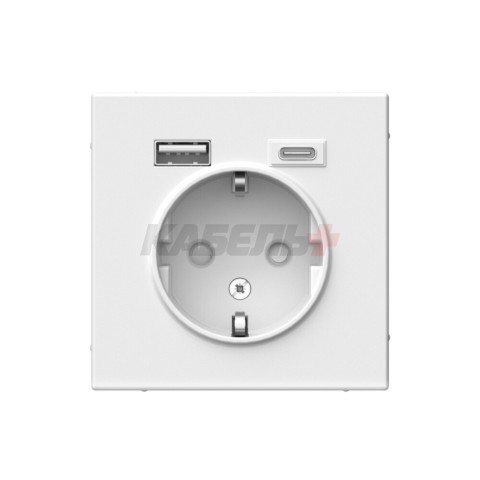 ARTGALLERY РОЗЕТКА 16А с 2 USB A+C, 5В/2,4А/3,0А, 2х5В/1,5А, механизм, ЛОТОС