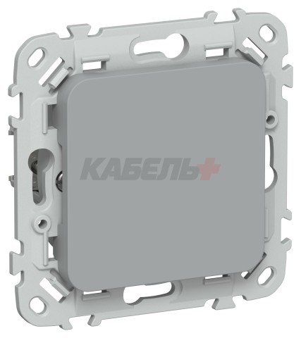 FLITE Заглушка с суппортом ЗГ-ФлС серый IEK