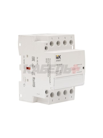 ARMAT Контактор модульный KMR 40А 24В AC/DC 4НО IEK