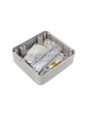 TEKFOR Корпус пластиковый КМПн-6 IP65 черная прозрачная дверь IEK