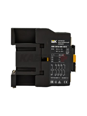 Контактор КМИ-10910 9А 400В/АС3 1NO IEK