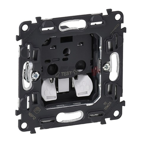 Valena In'Matic - Розетка 2P с защитными шторками, безвинтовые зажимы