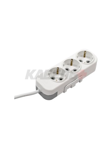 EL-BI,Myra,удлинитель 3гн2м с/з белый,527-010202-311