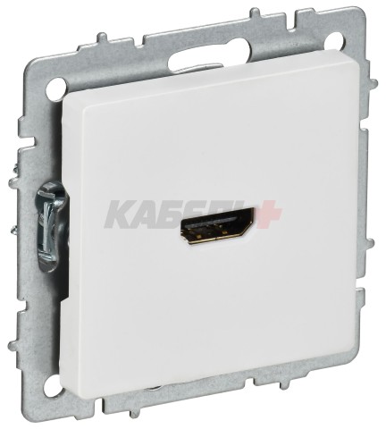 BRITE Розетка HDMI РHDMI-0-БрАБ арктический белый IEK