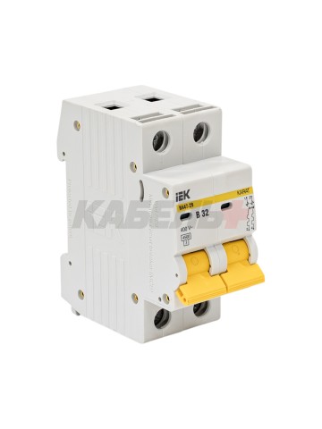 KARAT Автоматический выключатель ВА47-29 2P B 32А 4,5кА IEK