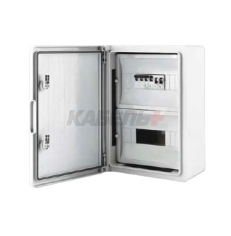 Корпус пластиковый КМПн-18 (2х9) 250х350х150 серая непрозрачная дверь IP65 DEKRON
