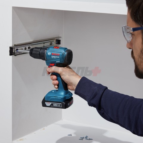 Шуруповерт GSR 185 LI аккумуляторный (50Nm / 2*2,0 Ah / BL / Кейс), BOSCH
