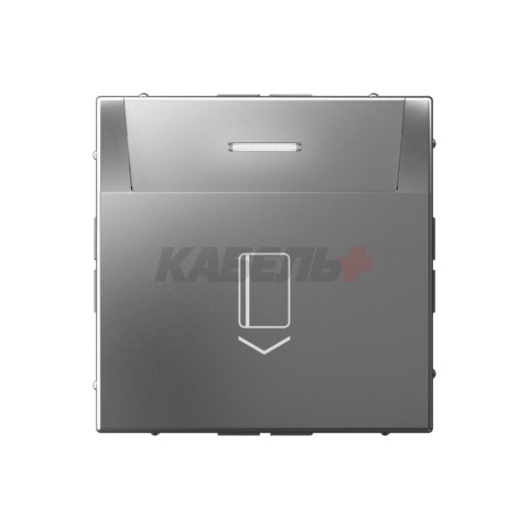 ARTGALLERY ВЫКЛЮЧАТЕЛЬ карточный 10А, без задержки времени, быстр.клемм., СТАЛЬ