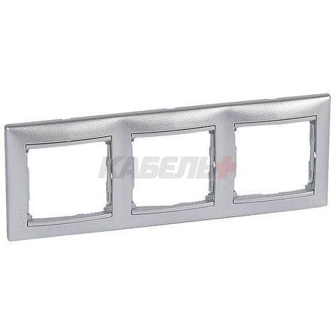 Valena - Рамка 3 п гор алюминий