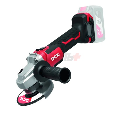 Машина шлифовальная аккумуляторная угловая бесщеточная DCK KDSM03-125, 18В, 125мм, 2*5а/ч, кейс.