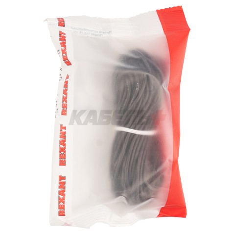 Провод автомобильный ПГВА/ПВАМ 1х0,75мм, черный, мини-бухта 10м REXANT