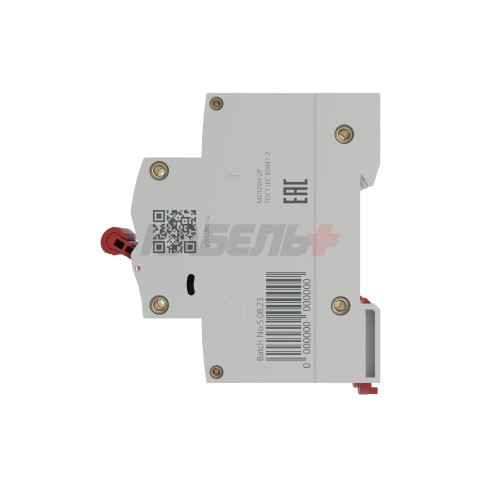 Автоматический выключатель YON max типа MD125H, 10кА, 2 полюса, хар-ка D, 100А DKC