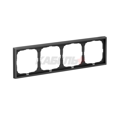 ARTGALLERY 4-постовая РАМКА, универсальная, КАРБОН