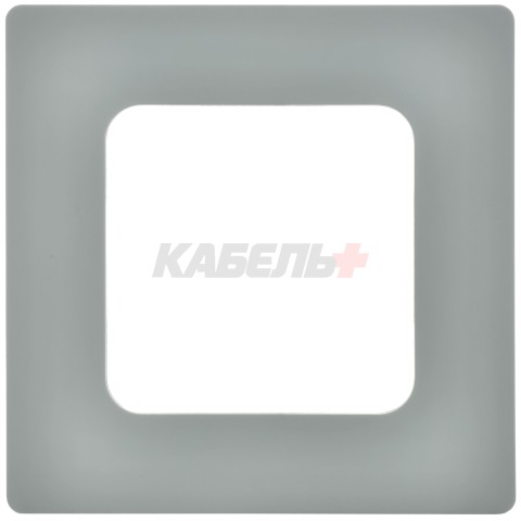 FLITE Рамка 1-местная РУ-1-К-ФлС серый IEK