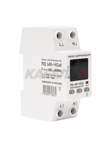 Реле напряжения RE VA-40A