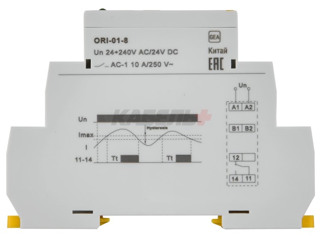Реле контроля тока ORI 0,8-8А 24-240В AC/24В DC IEK