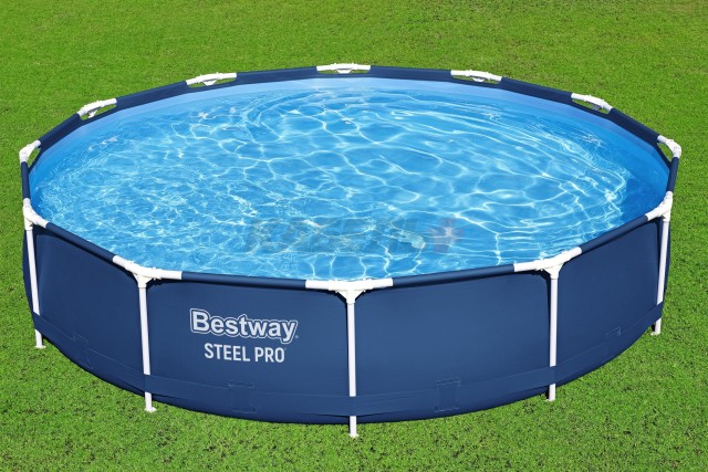 56681 NEW Каркасный бассейн Steel Pro 366х76см с фильтр-насосом 1249л/ч BESTWAY