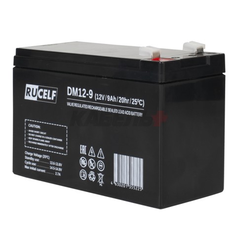 Аккумуляторная батарея RUCELF DM12-9