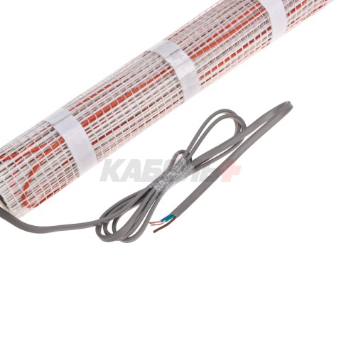 Теплый пол, нагревательный мат Classic RNX-2-300 2м², 0,5х4м, 300Вт двухжильный, с экраном REXANT.
