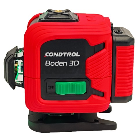 Нивелир лазерный Boden 3D (Зеленый / 30/60 м / 3 луча / +- 0,3 мм/м / Сумка), CONDTROL