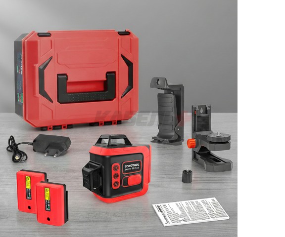 Нивелир лазерный Smart 3D Plus (Зеленый / 30/60 м / 2 луча / +- 0,3 мм/м / Кейс), CONDTROL