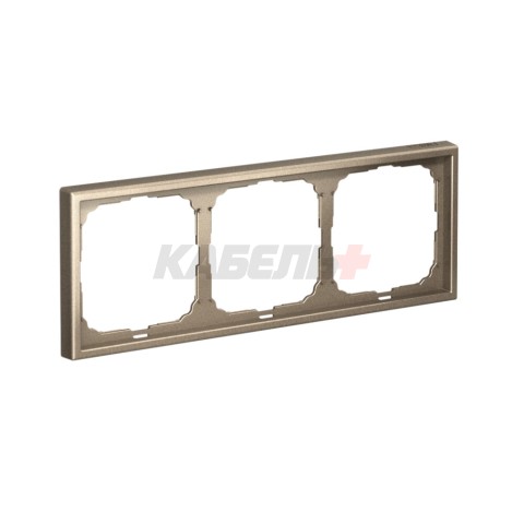 ARTGALLERY 3-постовая РАМКА, универсальная, ШАМПАНЬ