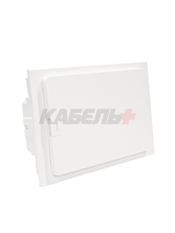 Щит скрытой установки 18 мест, винтовые клеммы, (257х426х72), IP-40 // Hager - Golf (Белая дверь)