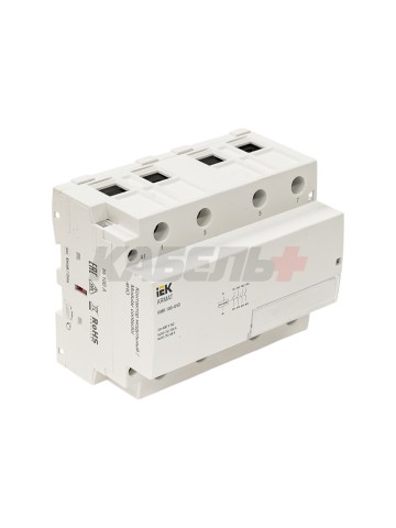 ARMAT Контактор модульный KMR 100А 24В AC/DC 4НО IEK